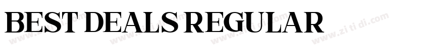 Best Deals Regular字体转换